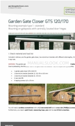 diybook KG Garden Gate Closer GTS 120 Petunjuk Pemasangan