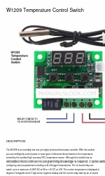 Diymore W1209 Manuale di avvio rapido