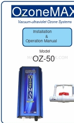 ClearWater OzoneMAX OZ-50 Manual de instalação e operação