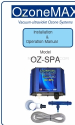 ClearWater OzoneMax OZ-SPA Manuale di installazione e funzionamento