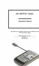 EDI DA-300 Manual de operação