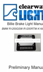 ClearWater Lights BMW K1600GT Manual Preliminar