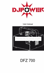 dj power DFZ 700 Manuel de l'utilisateur