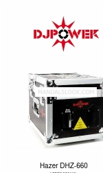 dj power Hazer DHZ-660 Gebruikershandleiding