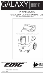 Edic GALAXY 2000IX-HR Manual do proprietário/operador