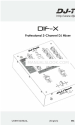 DJ-Tech DIF-X ユーザーマニュアル