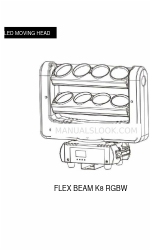 ArtFox Lightning FLEX BEAM K8 RGBW Manual do utilizador