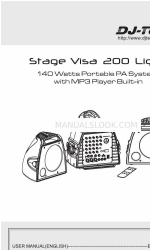 DJ-Tech Stage Visa 200 light Manual do utilizador