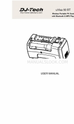 DJ-Tech uVisa 50 BT User Manual