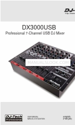 DJ-Tech DX3000USB Manual do utilizador