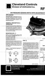 Cleaveland Controls RFS-4150 빠른 시작 매뉴얼