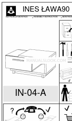 Arthauss Furniture INES LAWA90 Montagehandleiding