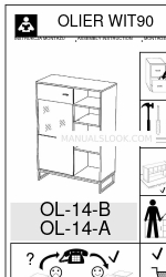 Arthauss Furniture OL-14-A Manual de instrucciones de montaje