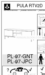 Arthauss Furniture PL-07-GNT Bedienungsanleitung für die Montage