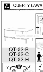 Arthauss Furniture QUERTY LAWA QT-02-B Инструкция по сборке