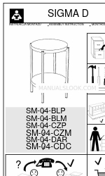 Arthauss Furniture SIGMA D SM-04-BLM Montaj Talimat Kılavuzu