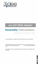 3idee acr-s24 Manual de instruções de montagem