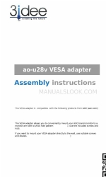 3idee ao-u28v Assembly Instructions Manual