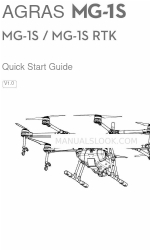 dji AGRAS MG-1S RTK Quick Start Manual