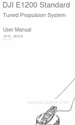 dji E1200 Standart Manual do utilizador