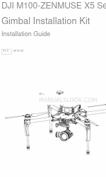 dji M100-ZENMUSE X5 Series Panduan Instalasi