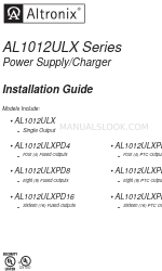 Altronix AL1012ULX Manual de instalação