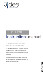 3idee HP-HP24F Instruction Manual