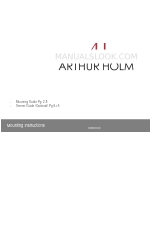 ARTHUR HOLM DB1Twin Instructions de montage