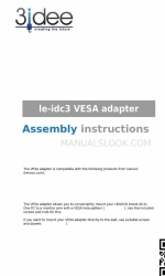 3idee le-idc3 Manual de instruções de montagem