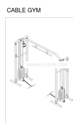 Fitness and Strength CCO1 Cable Cross Over Machine Посібник користувача