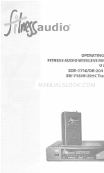 FITNESS AUDIO SDR-1716 운영 매뉴얼