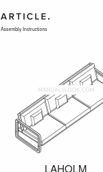 Article LAHOLM Manual de instrucciones de montaje