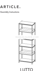 Article LUTTO Assembly Instructions