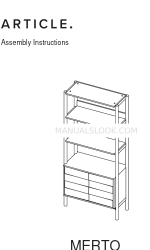 Article MERTO 19561 Manual de instruções de montagem
