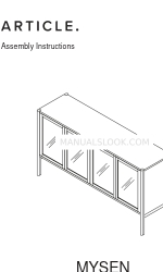 Article MYSEN SKU19904 Manual de instruções de montagem