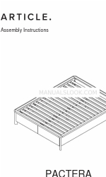 Article PACTERA 19107 Manual de instruções de montagem