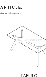 Article TAFULO SKU17619 組立説明書