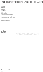 dji Transmission Standard Combo Manuale