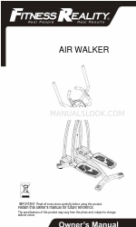 Fitness Reality AIR WALKER 2409 소유자 매뉴얼