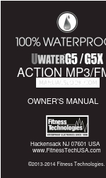 Fitness Technoligies UWaterG5X Kullanıcı El Kitabı