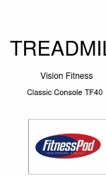 FitnessPod Vision Fitness TF40 Manual