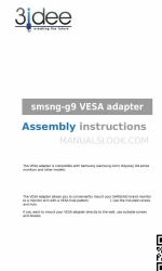 3idee smsng-g9 Manual de instruções de montagem