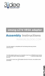 3idee smsng-s27d Instruções de montagem