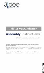 3idee VESA xia-1c Instruções de montagem