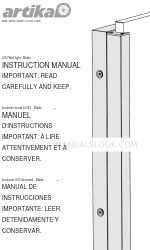 Artika OUT-BDC-HD2BL Manuel d'instruction