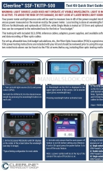 Cleerline SSF-TKITP-500 빠른 시작 매뉴얼