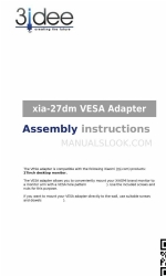 3idee xia-27dm Instruções de montagem