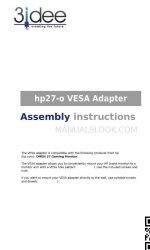 3idee hp27-o VESA Adapter Instruções de montagem