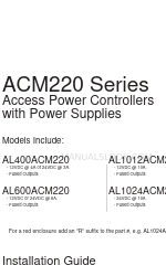 Altronix ACM220 Series Installation Manual