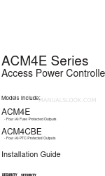 Altronix ACM4CBE Manual de instalação